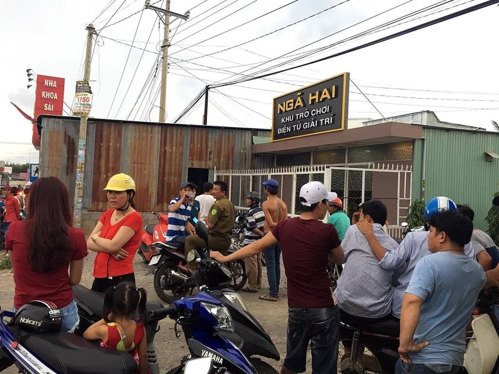 Điểm trò chơi điện tử Ngã Hai nơi xảy ra vụ án